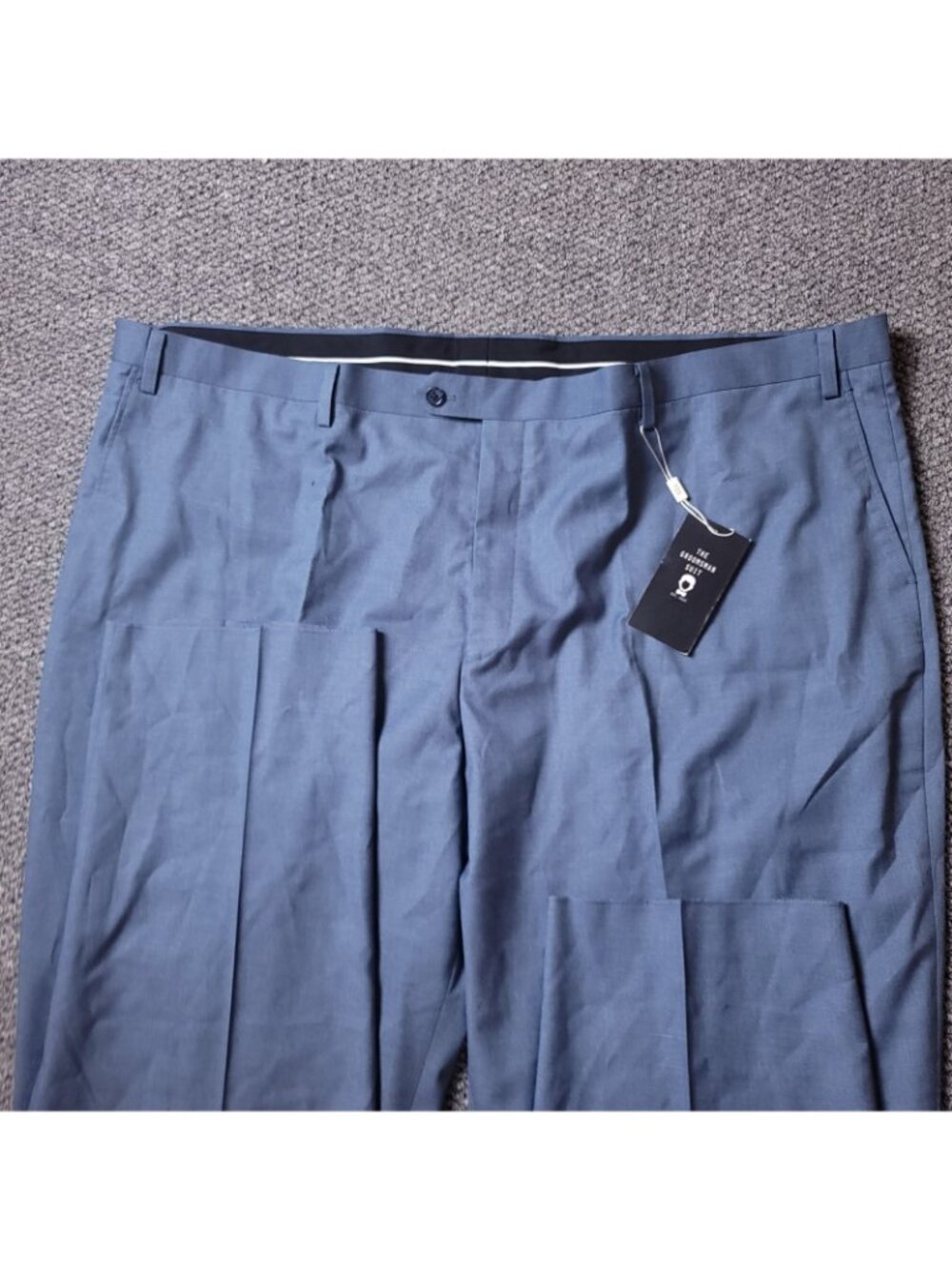 The Groomsman Suit Pants Mens 50L 50x37 Modern Fit Light Blue Supply Shop Formal